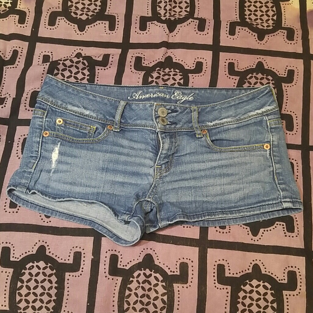 American Eagle Stretch Jean Shorts
